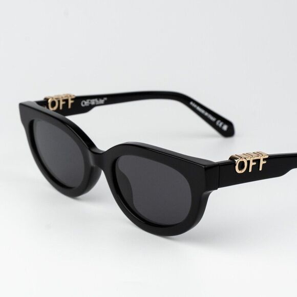 Off-White SPARKS Women Sunglasses Black Grey Cat Eye OERI13D SPARKS 1007 main image 9